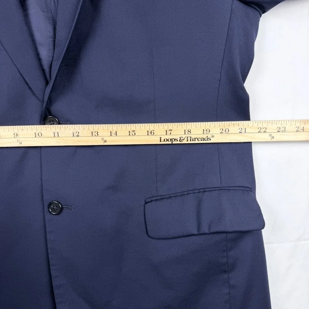 Jos A Bank Signature Navy Suit 2 Piece 43R 37x32 Wedding Executive Professional